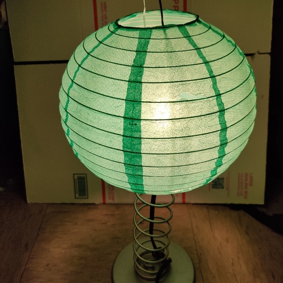 IKEA Other Ikea Green Paper Lantern Lamp Poshmark